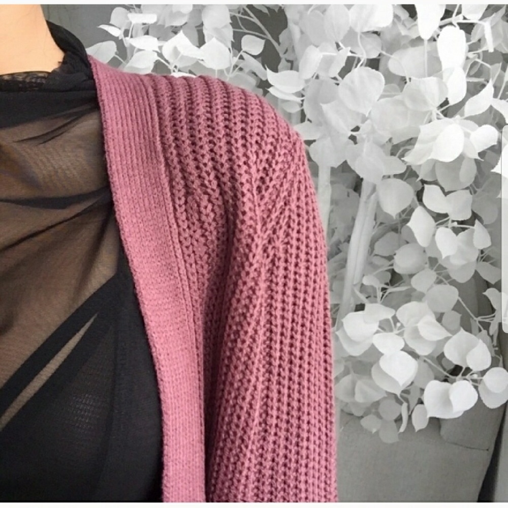 Mauveberry Pocket Cardigan - Picture 4 of 6